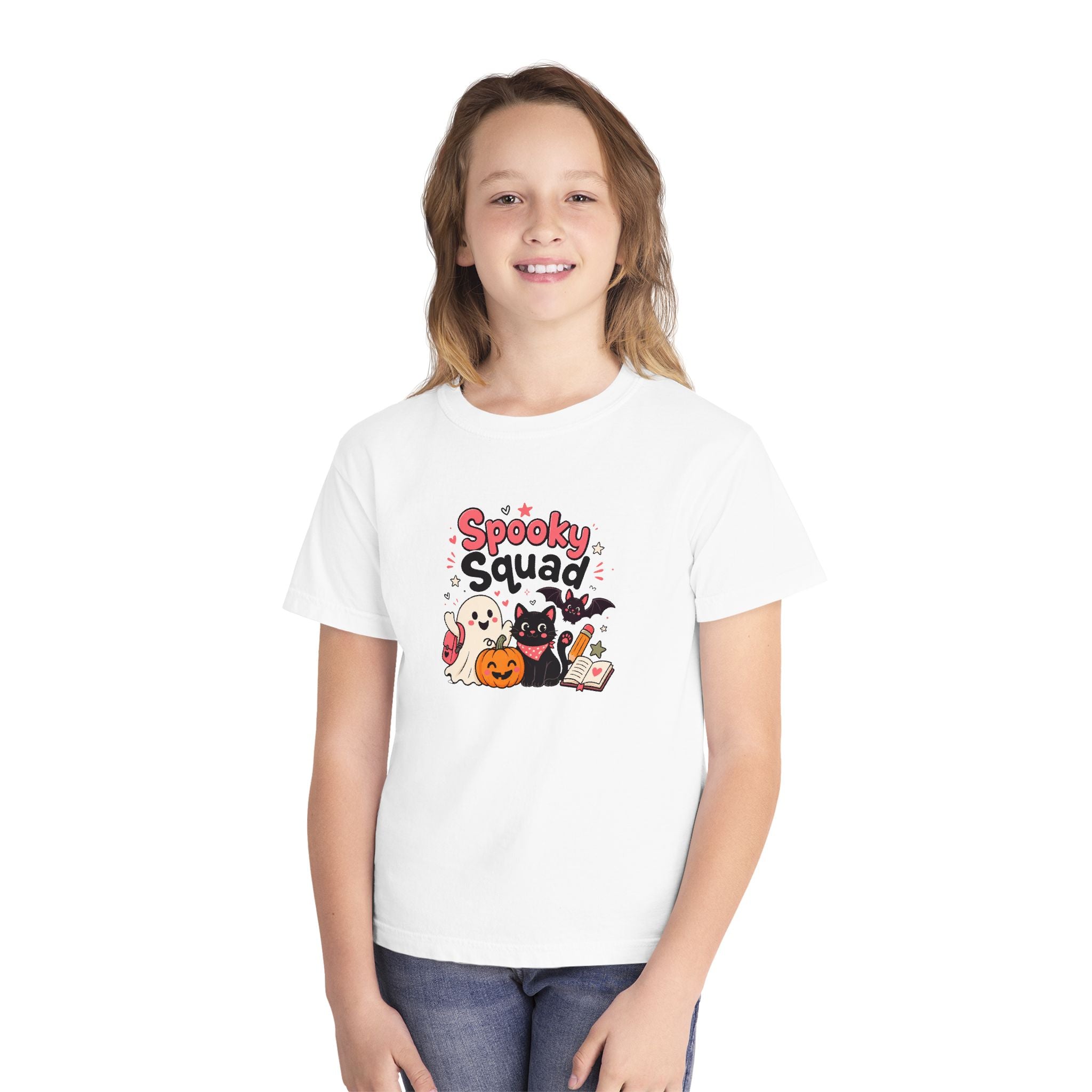 Spooky Squad Youth Retro Tee 🎃👻