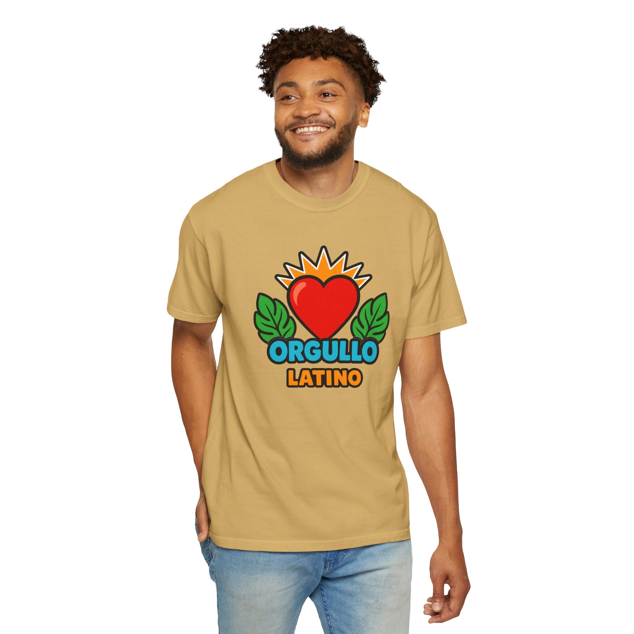 Orgullo Latino Heritage Heavyweight Tee ❤️🌿