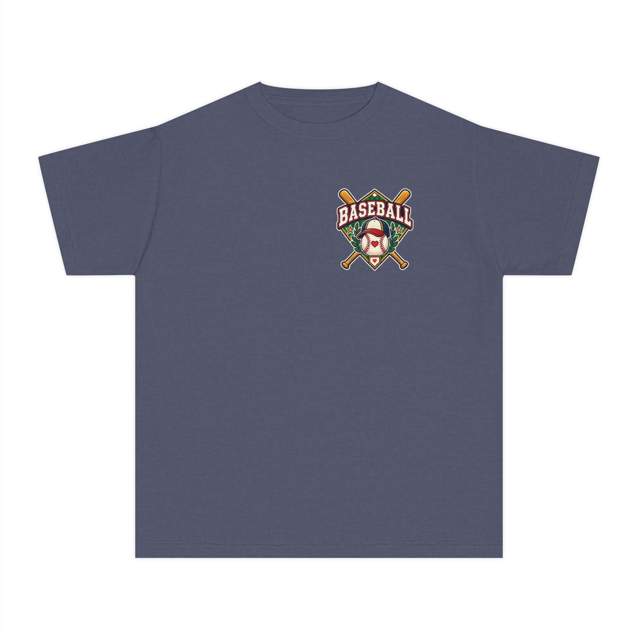 Vintage Baseball Youth Comfort Colors® Tee ⚾️