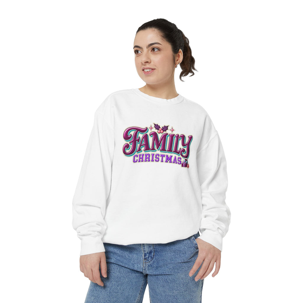 Family Christmas Retro Holiday Sweatshirt