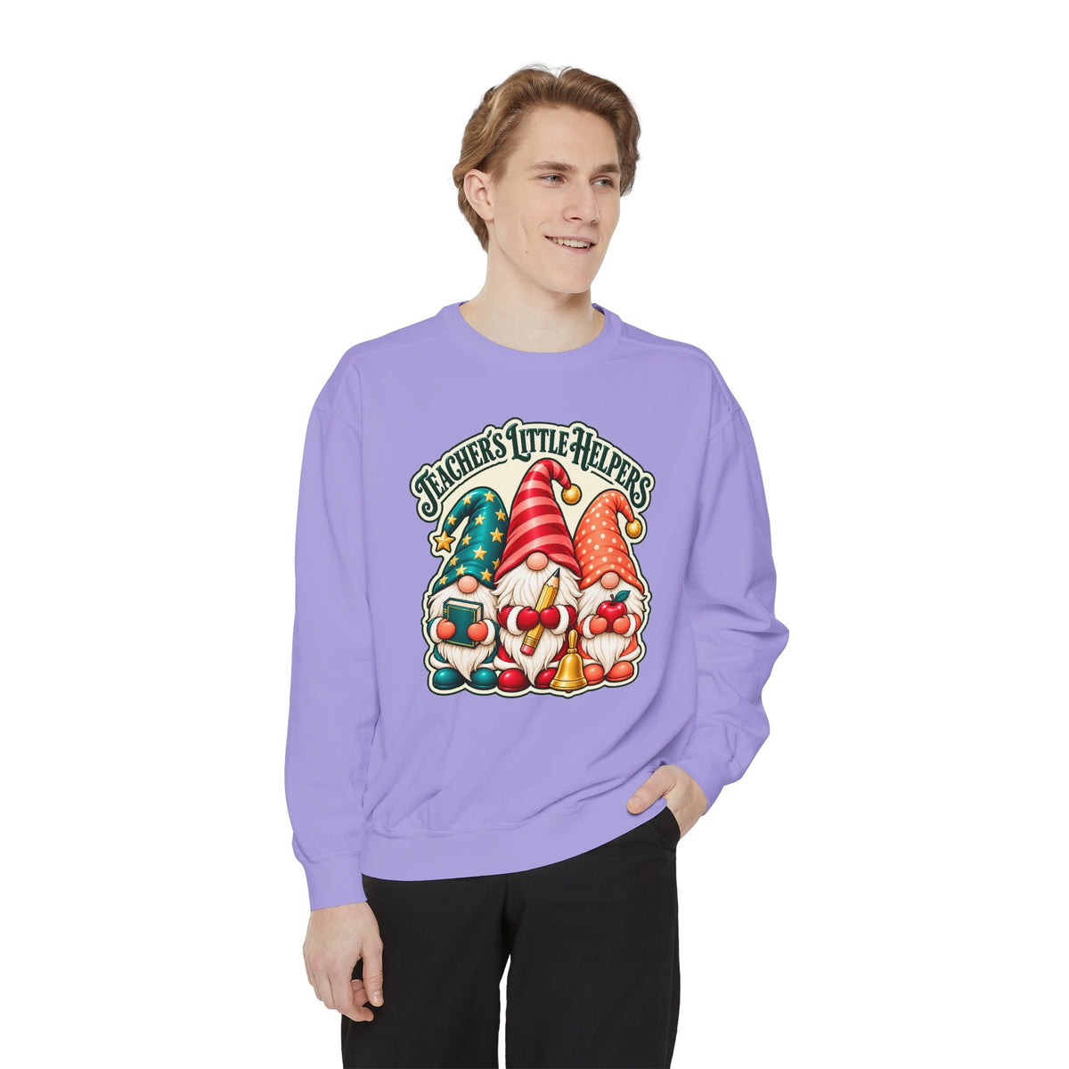 Teachers Little Helpers Gnome Christmas Sweatshirt