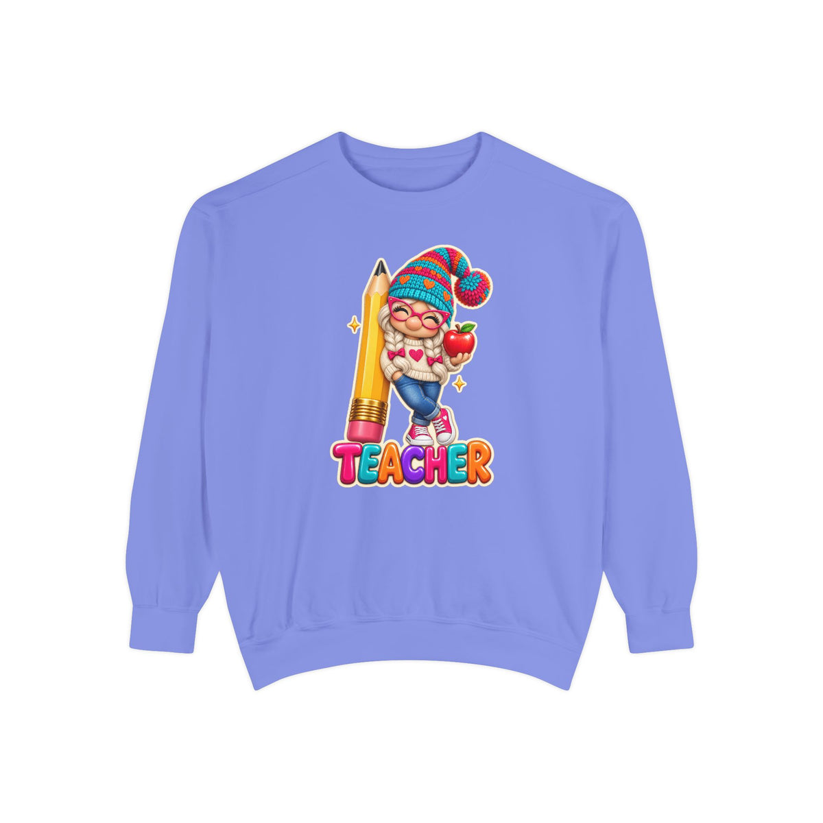Gnome Teacher Classroom Christmas Holiday Sweatshirt