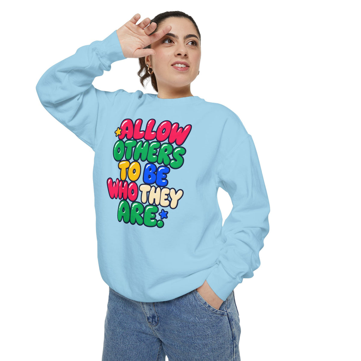 Allow Others to Be Who They Are Sweatshirt | Kindness & Acceptance Crewneck 🌼💛