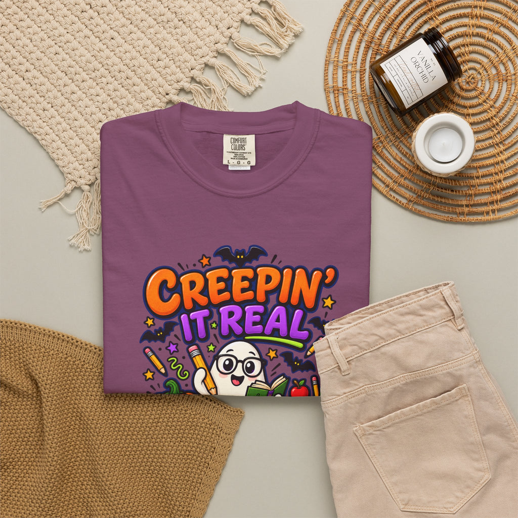 Creepin' It Real in the Classroom Halloween T-Shirt