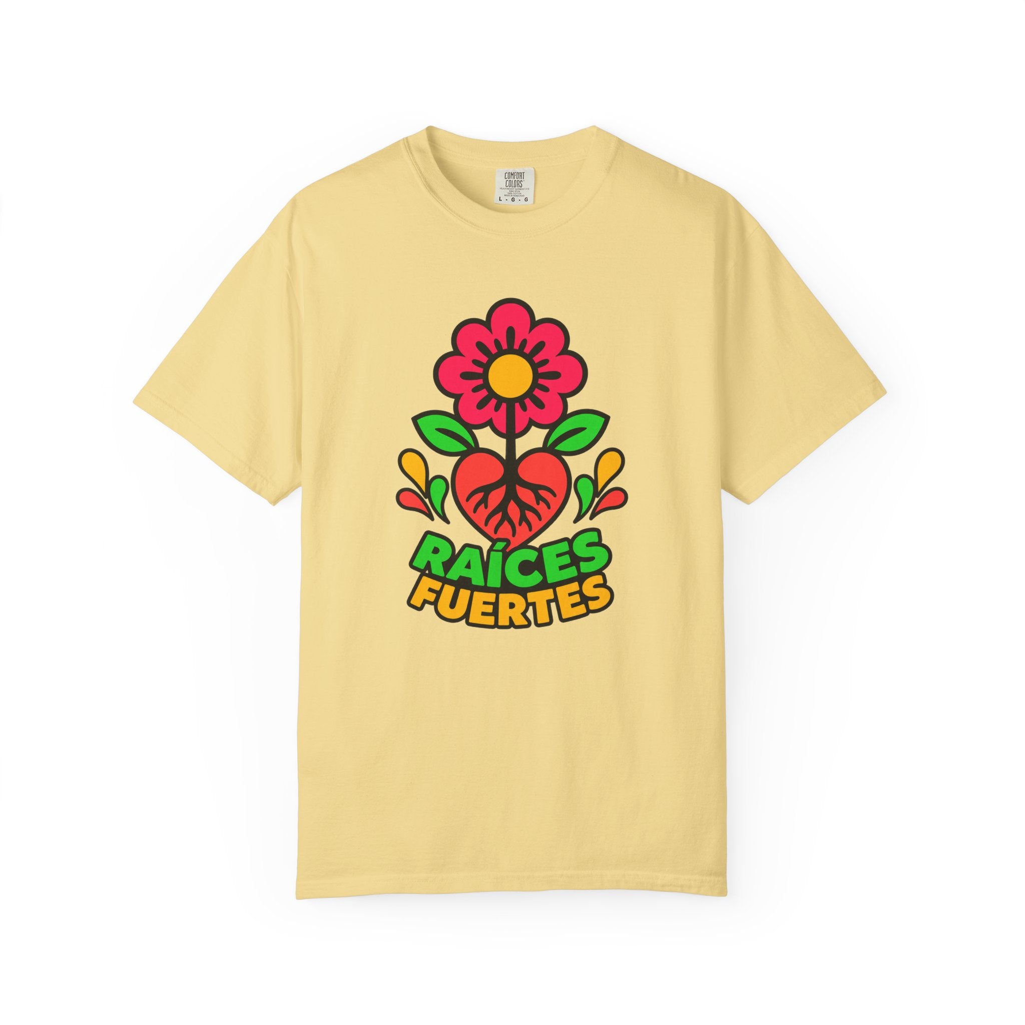 Raíces Fuertes Latino Heritage Heavyweight Tee 🌺❤️