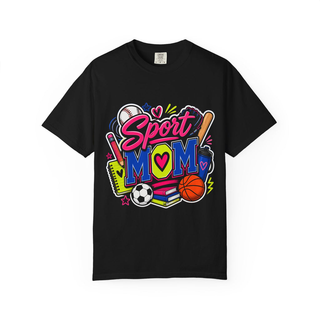 Sport Mom Heavyweight Tee ⚾🏀💙