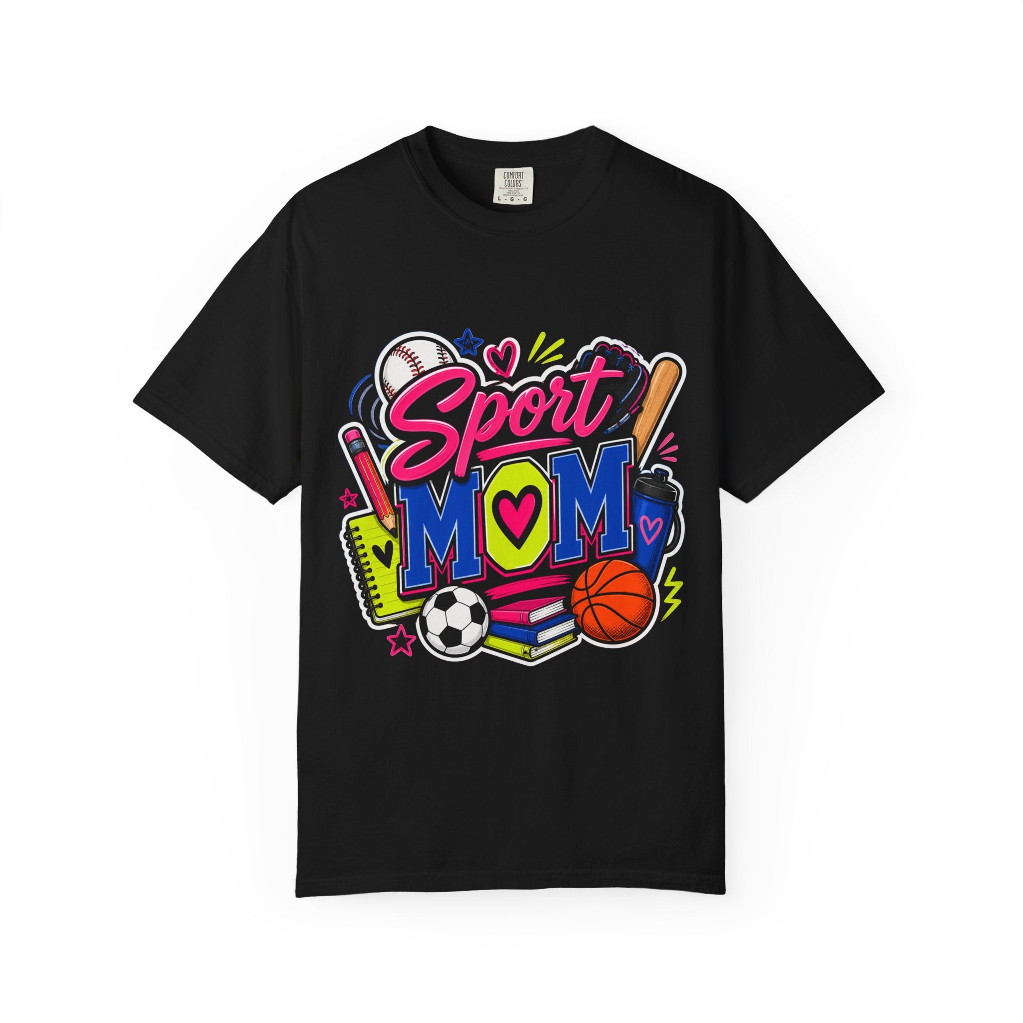 Sport Mom Heavyweight Tee ⚾🏀💙