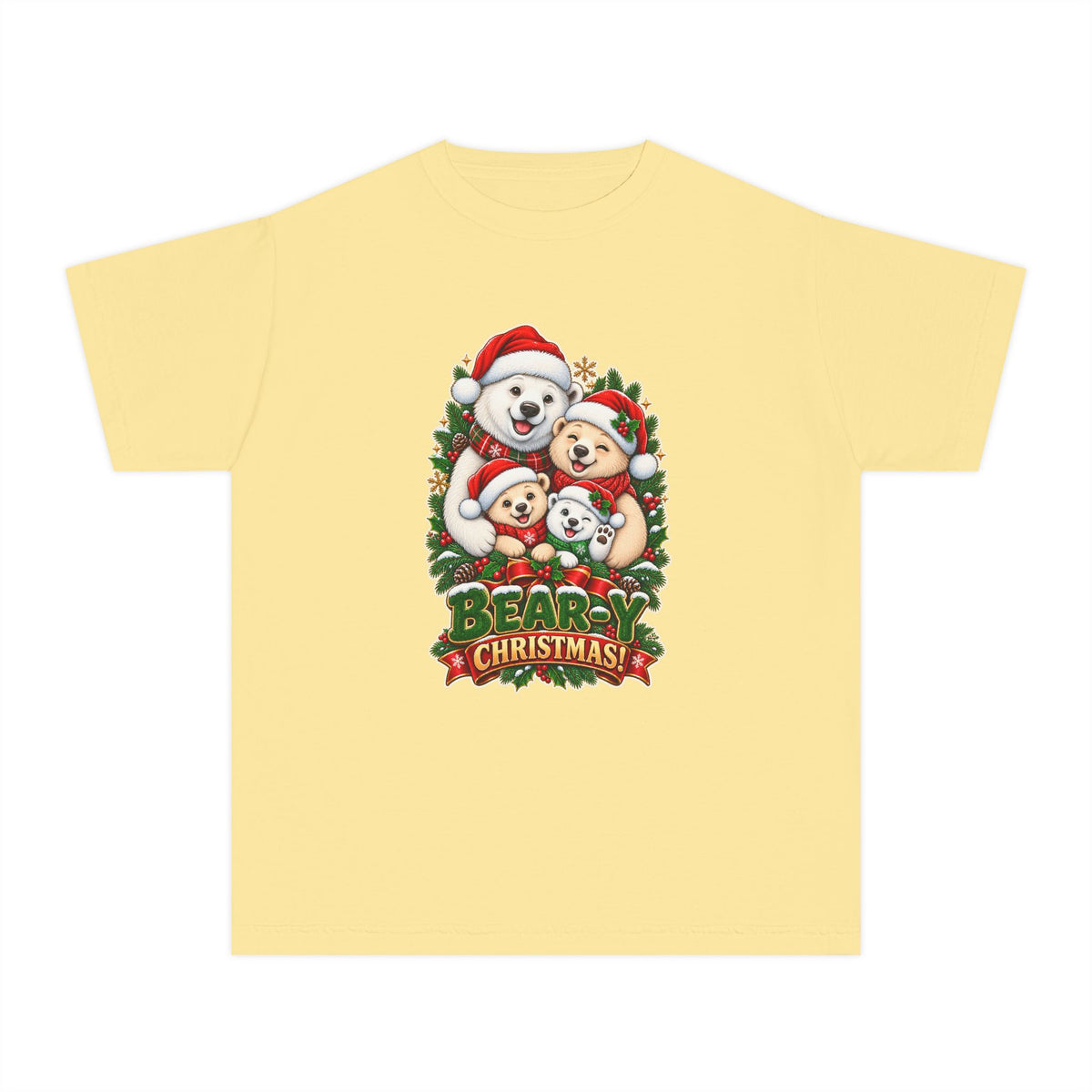 BEAR-Y Christmas Youth Tee