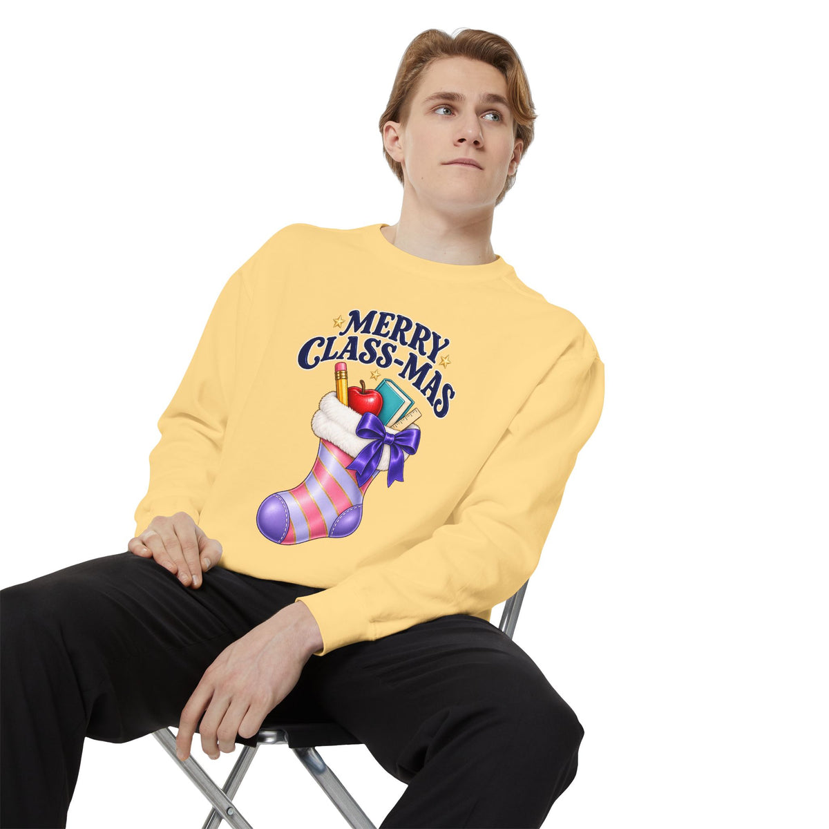 Merry Class-Mas Teacher Christmas Sweatshirt