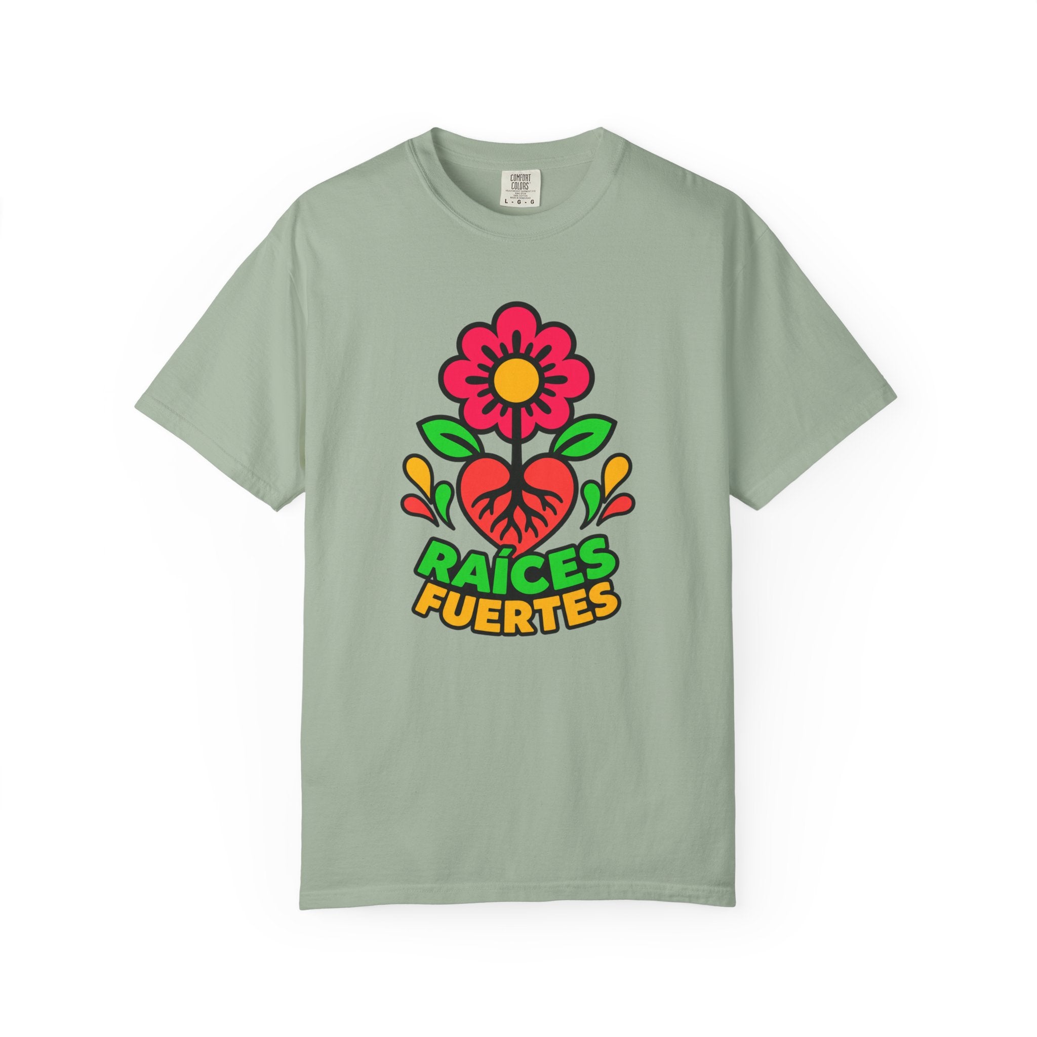 Raíces Fuertes Latino Heritage Heavyweight Tee 🌺❤️