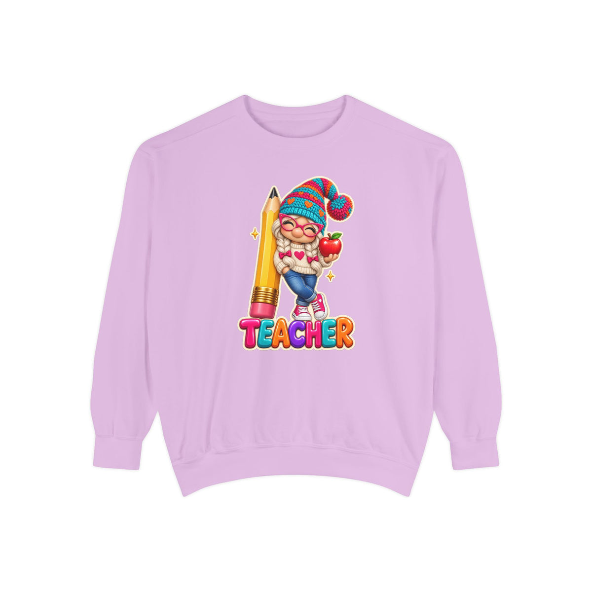 Gnome Teacher Classroom Christmas Holiday Sweatshirt