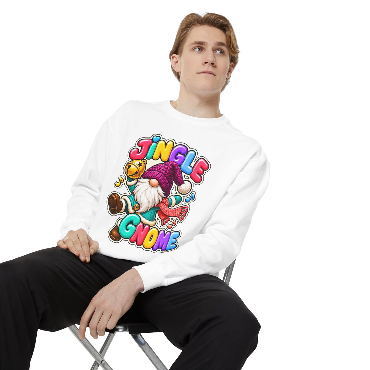 Jingle Gnome Christmas Sweatshirt 🔔🎶🧙‍♂️