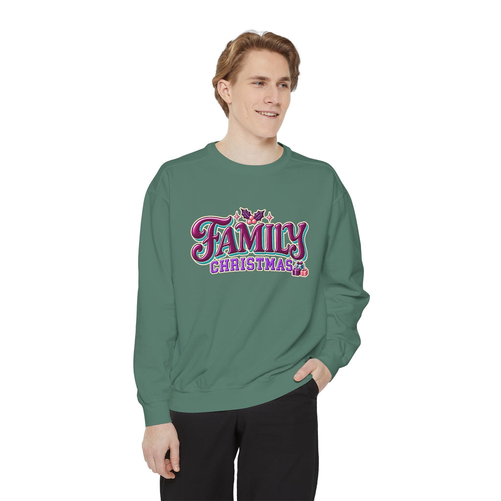 Family Christmas Retro Holiday Sweatshirt