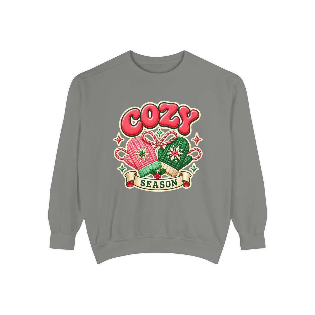 Cozy Season Christmas Sweatshirt 🧤🎄☕️