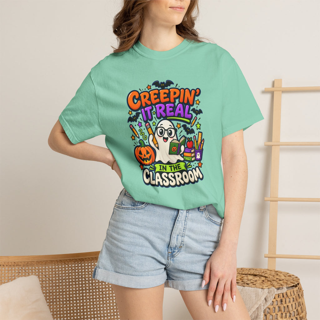 Creepin' It Real in the Classroom Halloween T-Shirt