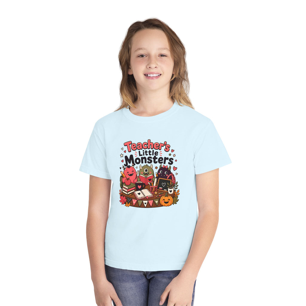 Teacher’s Little Monsters Youth Retro Tee 🍎📚