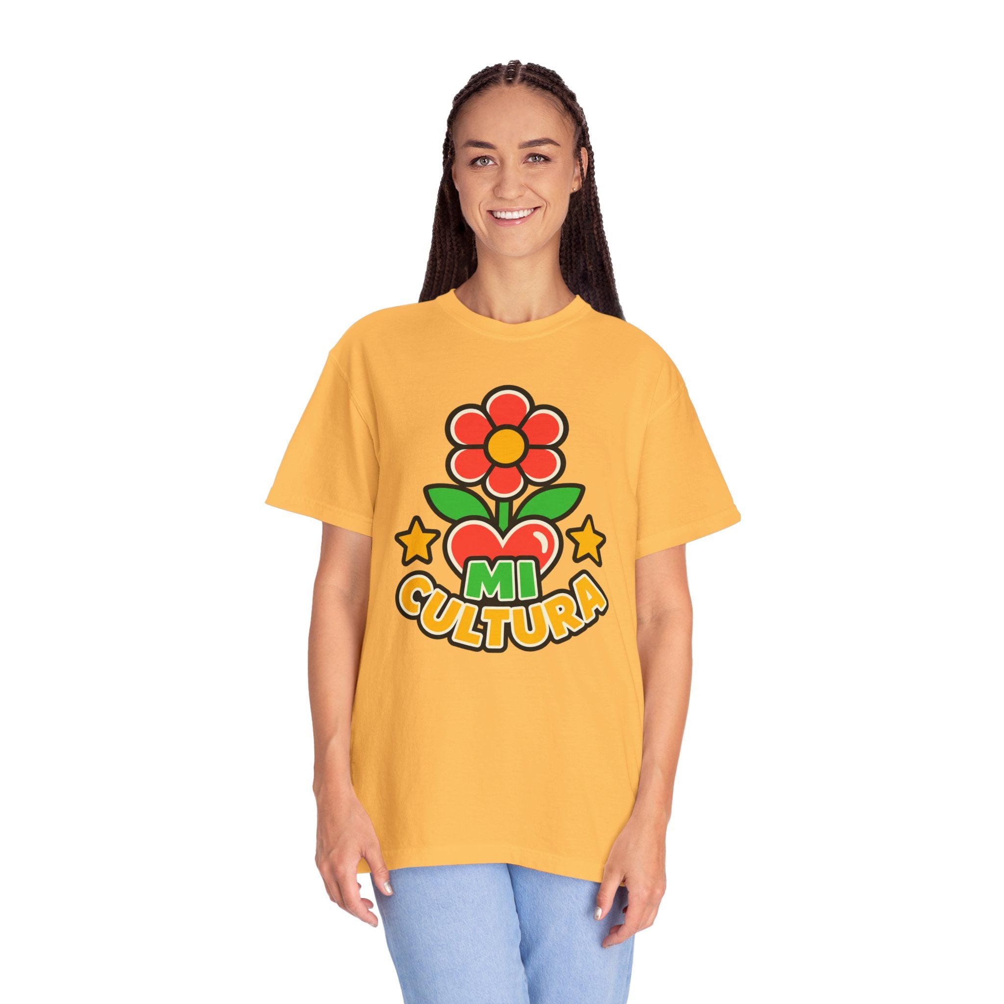 Mi Cultura Latino Heritage Heavyweight Tee 🌺❤️