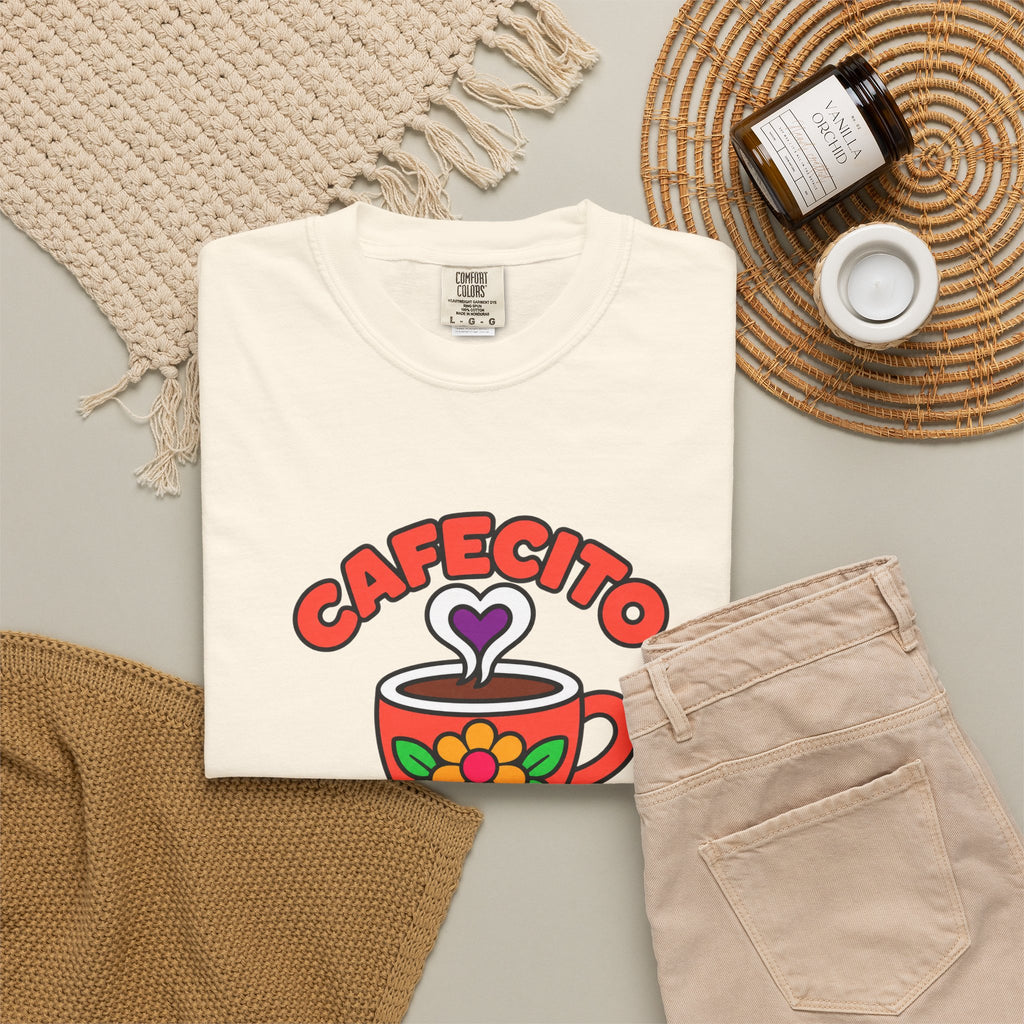 Cafecito Y Cultura Heavyweight Tee ☕🌼