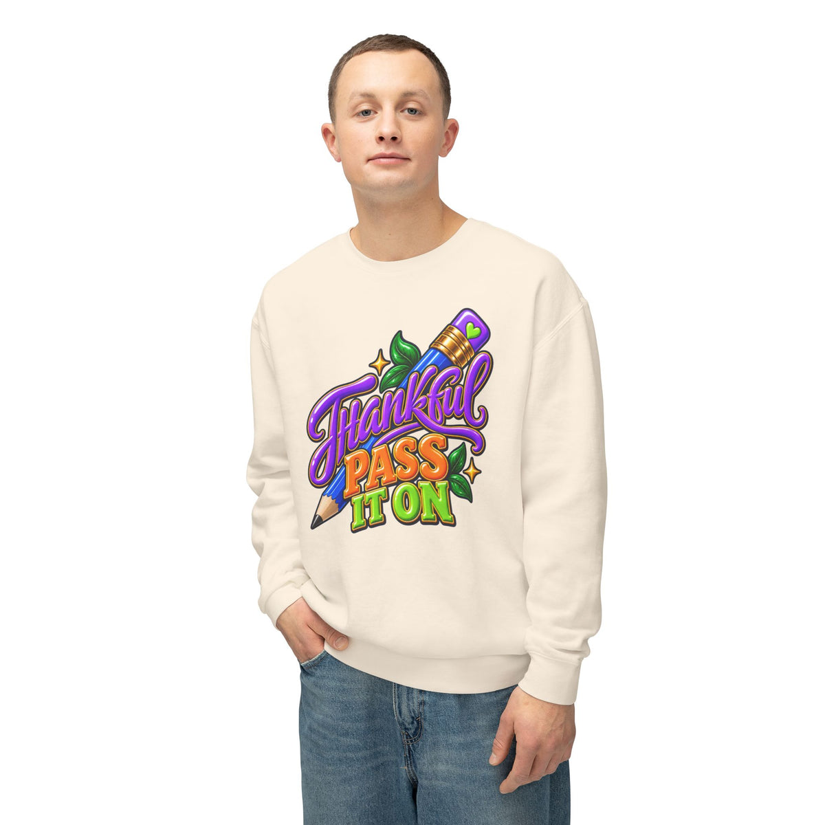 Thankful "Pass It On" Crewneck Sweatshirt