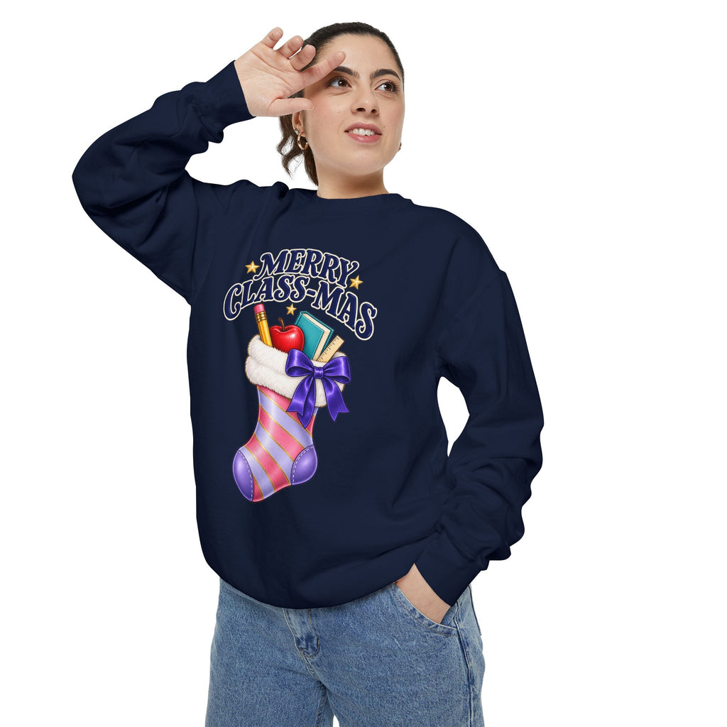 Merry Class-Mas Teacher Christmas Sweatshirt