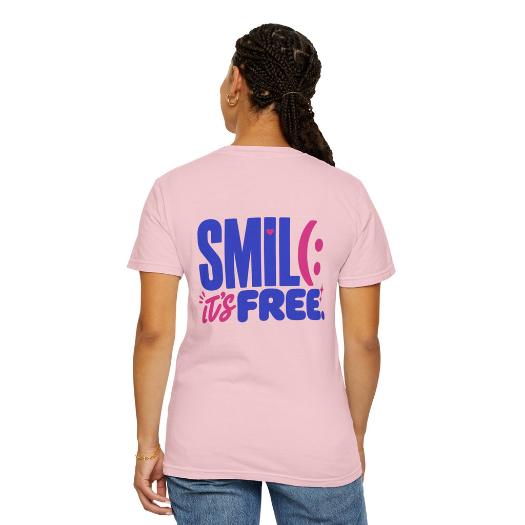 SMIL(: It’s Free Garment-Dyed Graphic Tee