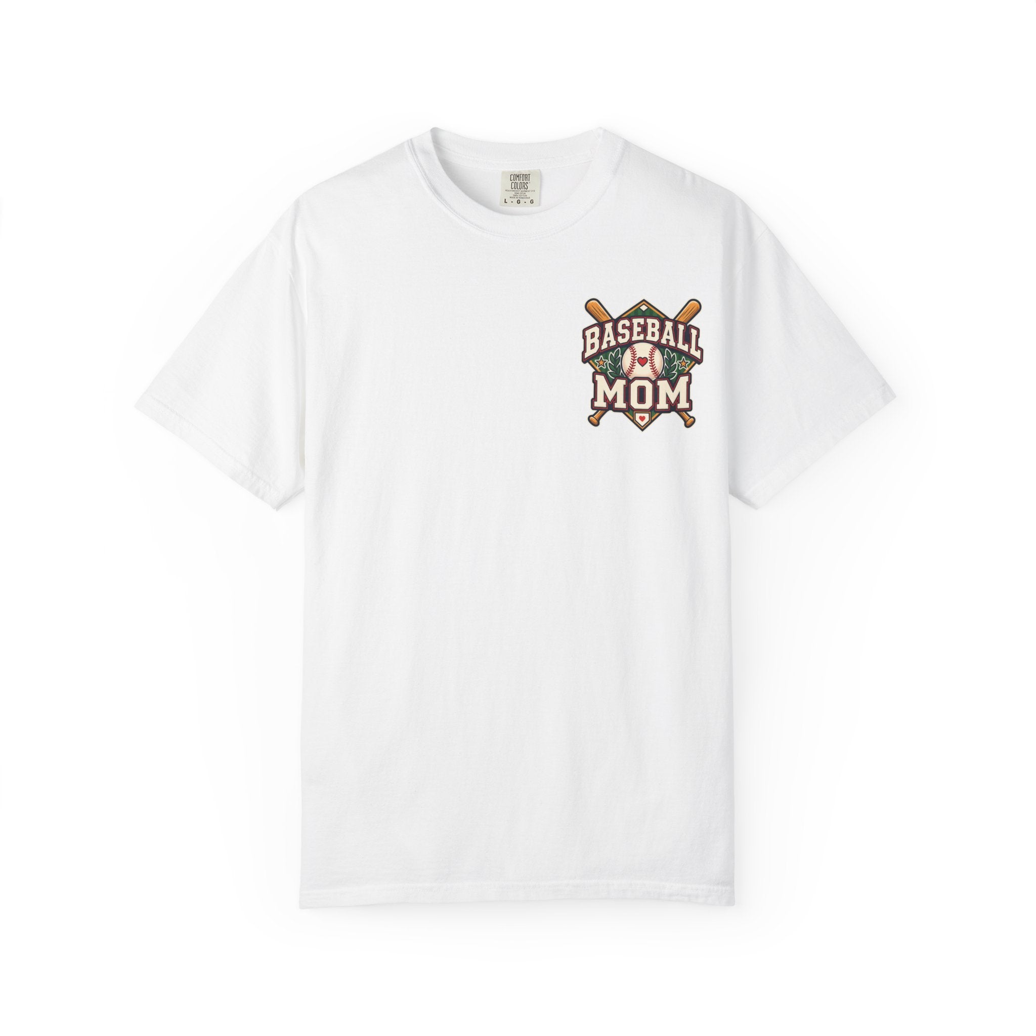 Vintage Baseball Mom Comfort Colors® Front and Back Tee ⚾️