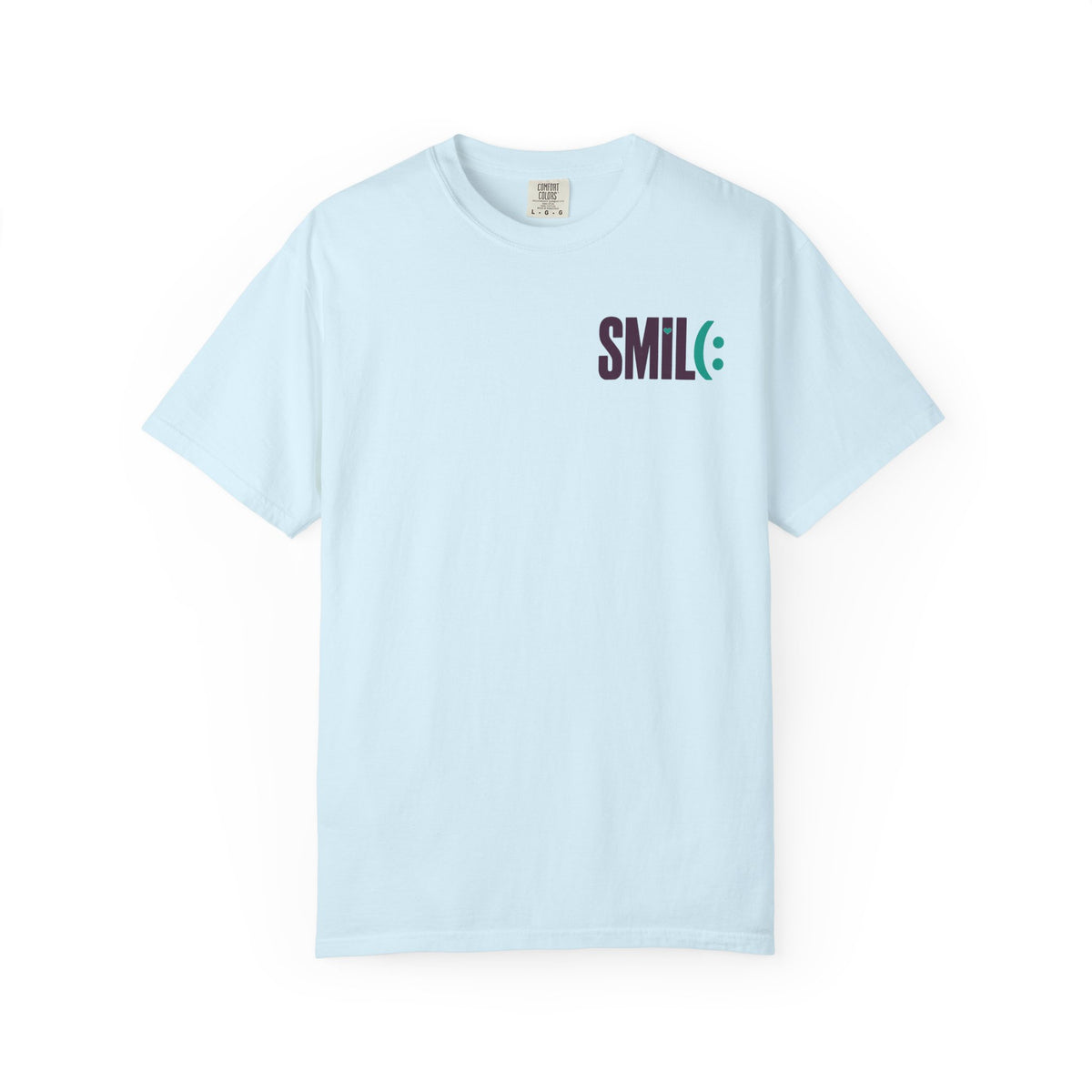 SMILE IT’S FREE! Front and Back Garment-Dyed Tee
