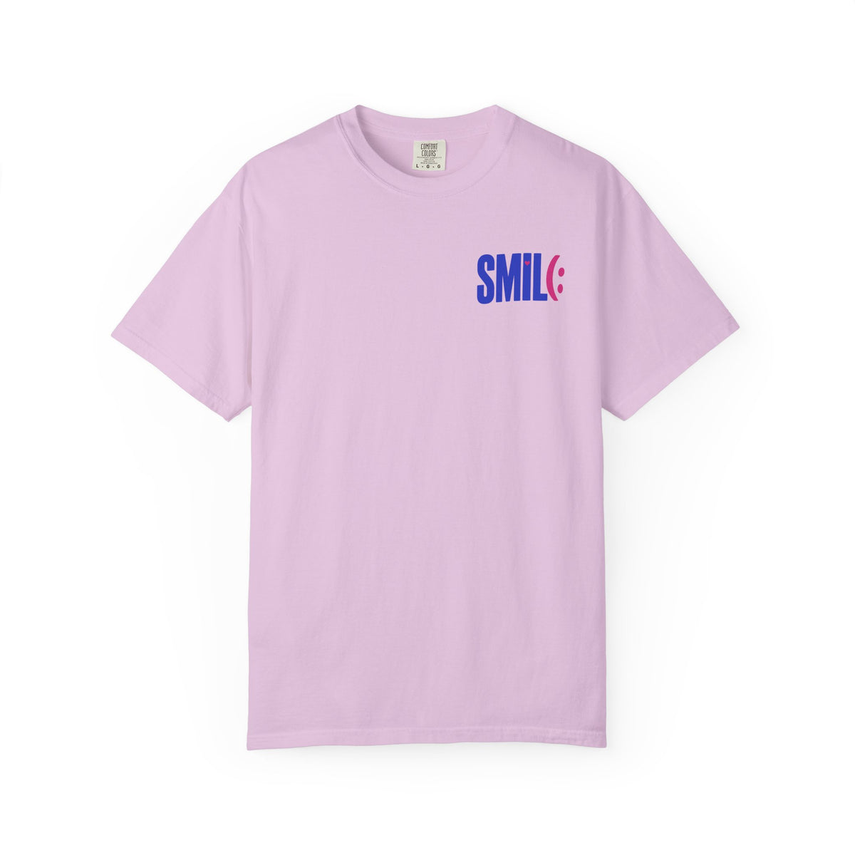 SMILE IT'S FREE! Garment-Dyed Graphic Tee