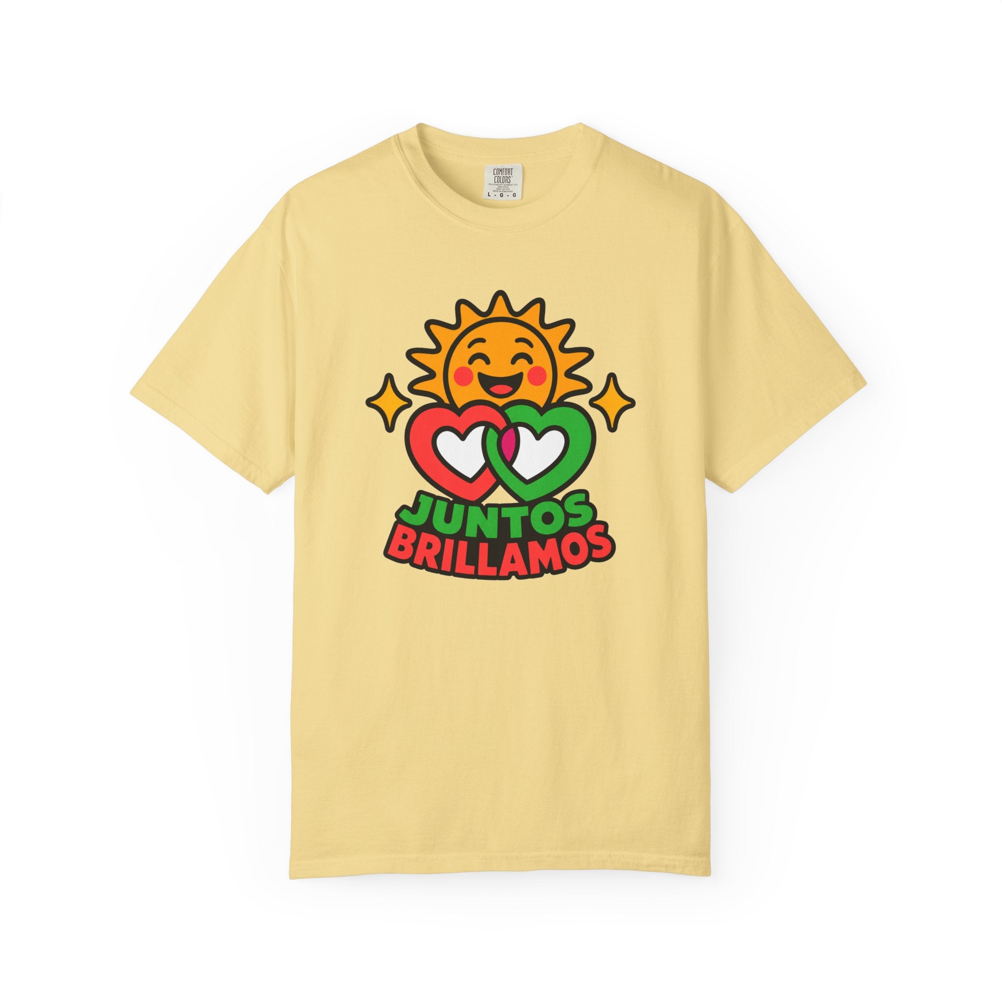 Juntos Brillamos Latino Heritage Heavyweight Tee ☀️❤️