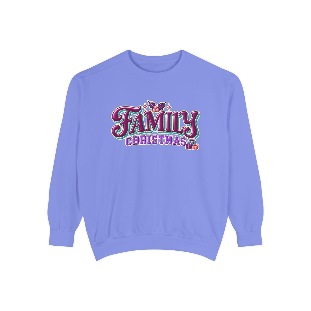 Family Christmas Retro Holiday Sweatshirt