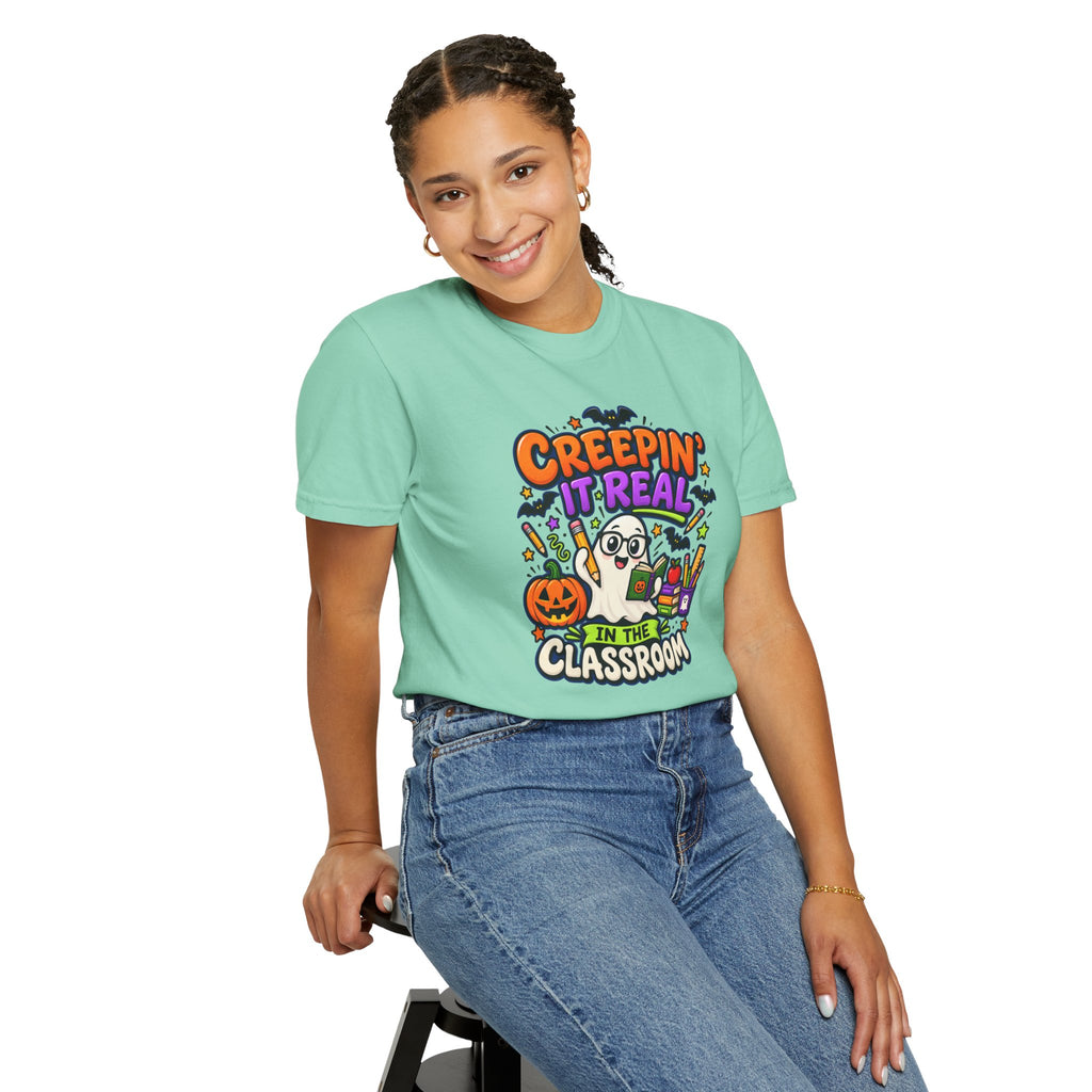 Creepin' It Real in the Classroom Halloween T-Shirt