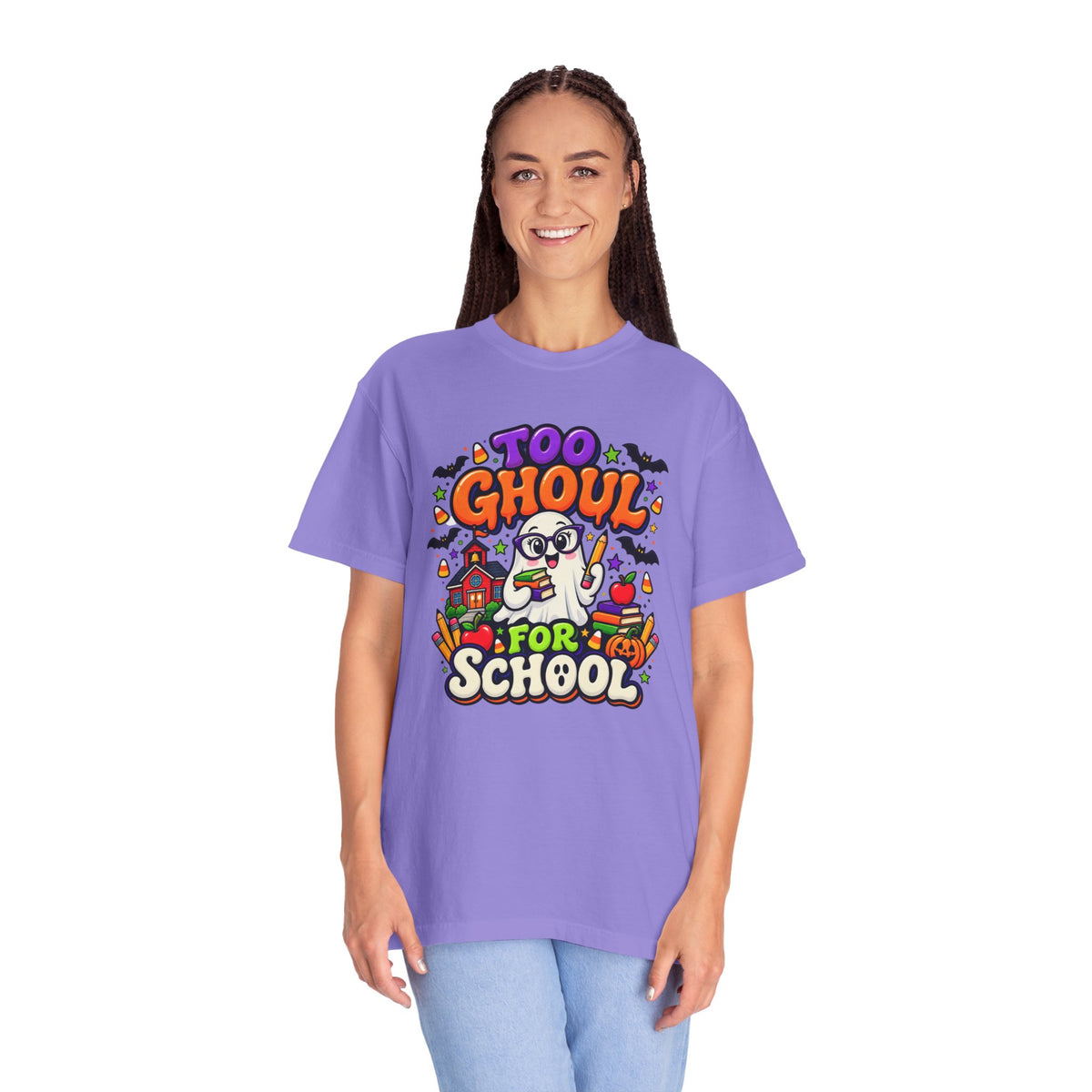 Too Ghoul for School T-Shirt — Cute Halloween Ghost Back-to-School Tee