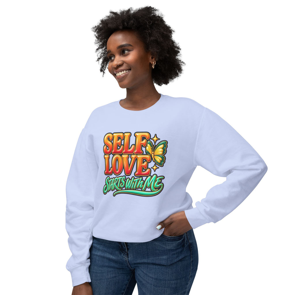 Self Love Starts With Me Crewneck Sweatshirt