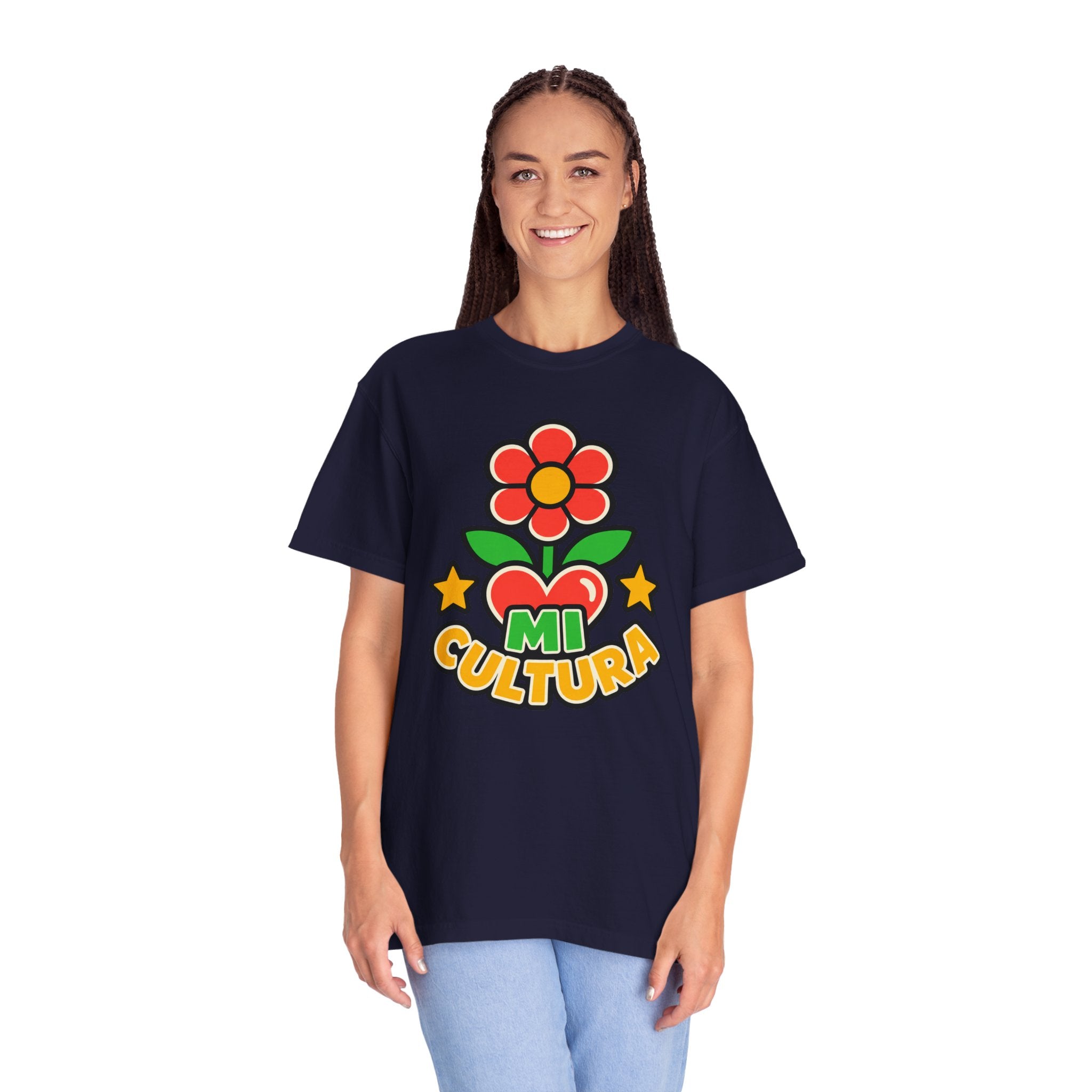 Mi Cultura Latino Heritage Heavyweight Tee 🌺❤️