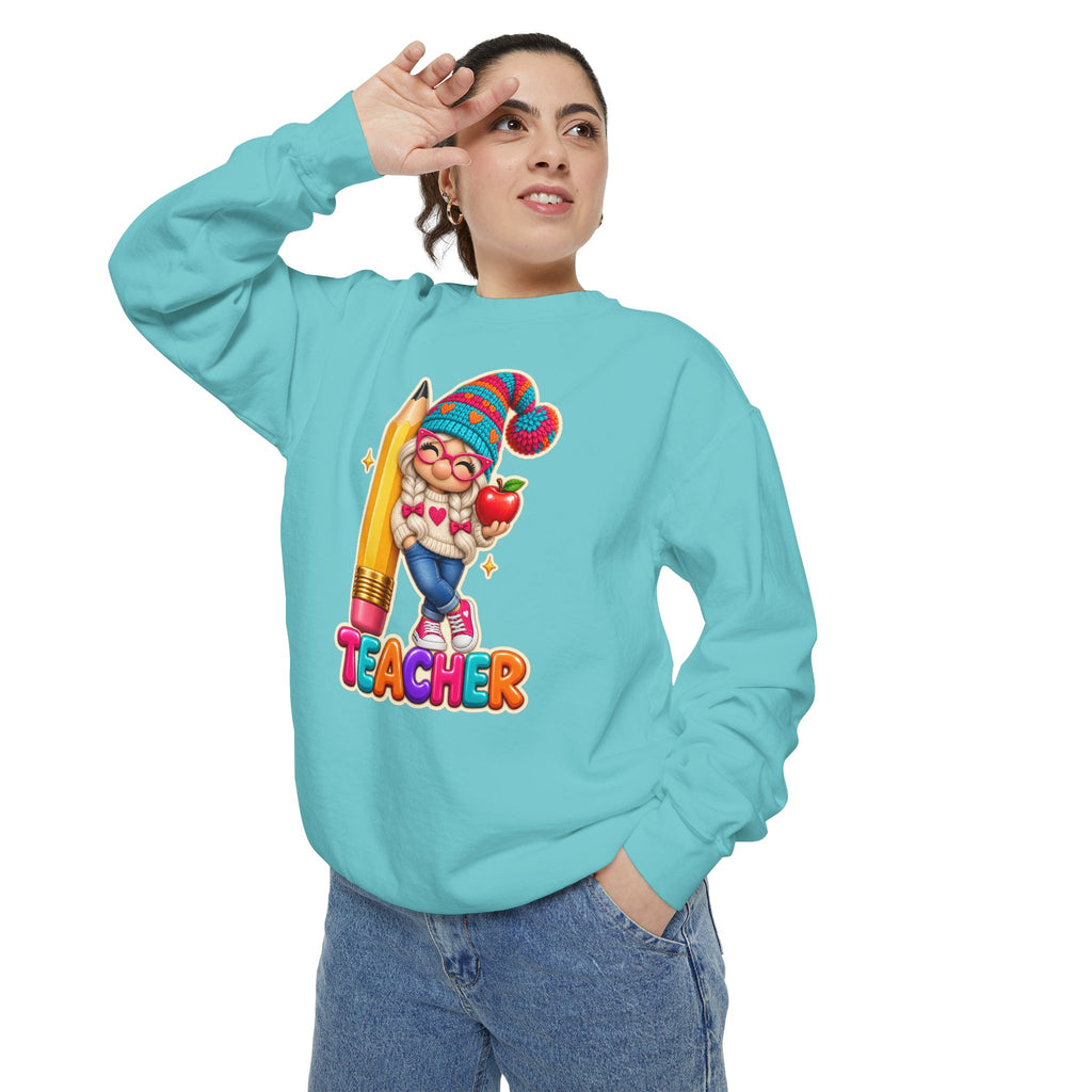 Gnome Teacher Classroom Christmas Holiday Sweatshirt