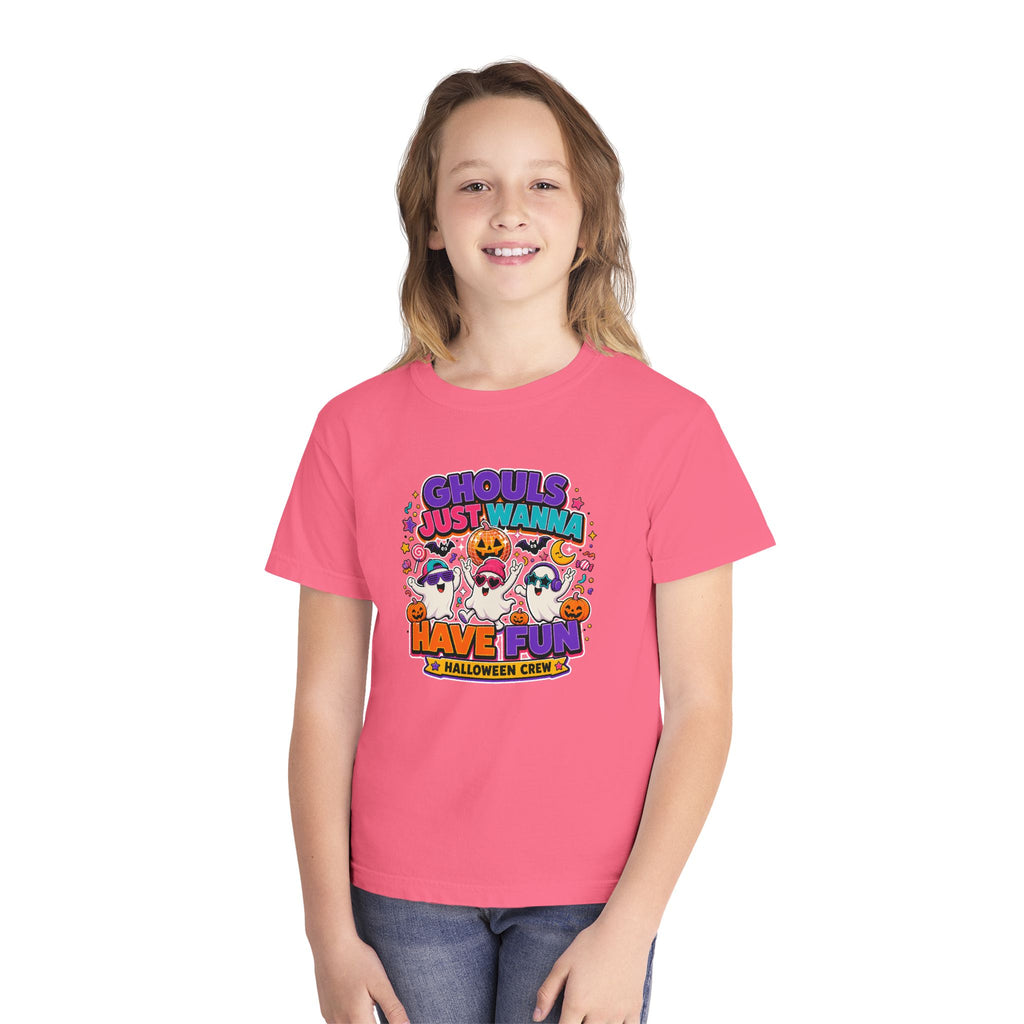 Ghouls Just Wanna Have Fun Youth Halloween Tee 🎃👻