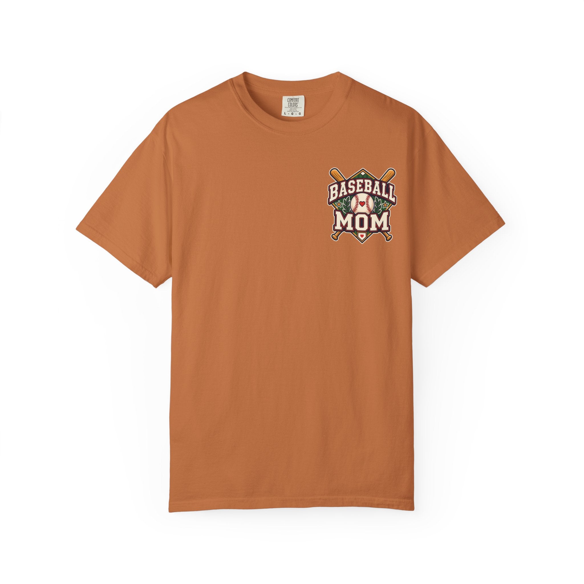 Vintage Baseball Mom Comfort Colors® Front and Back Tee ⚾️
