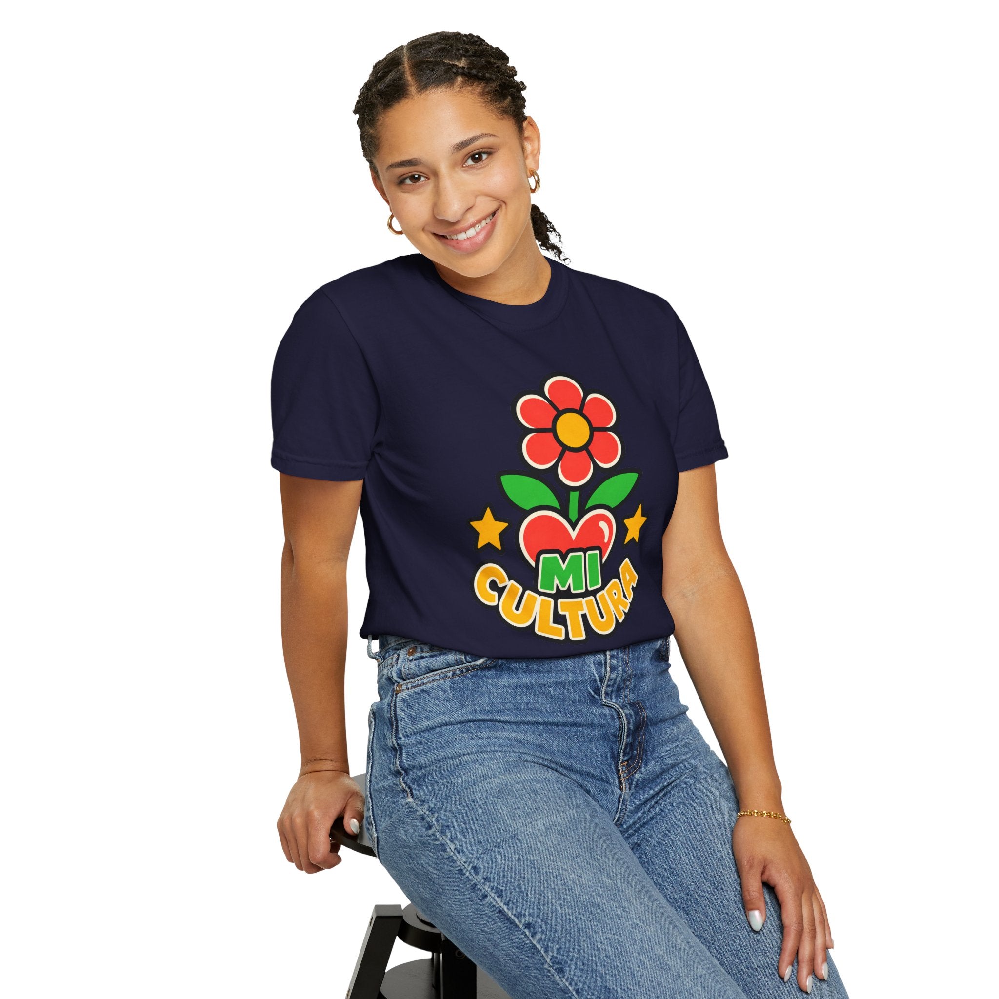 Mi Cultura Latino Heritage Heavyweight Tee 🌺❤️