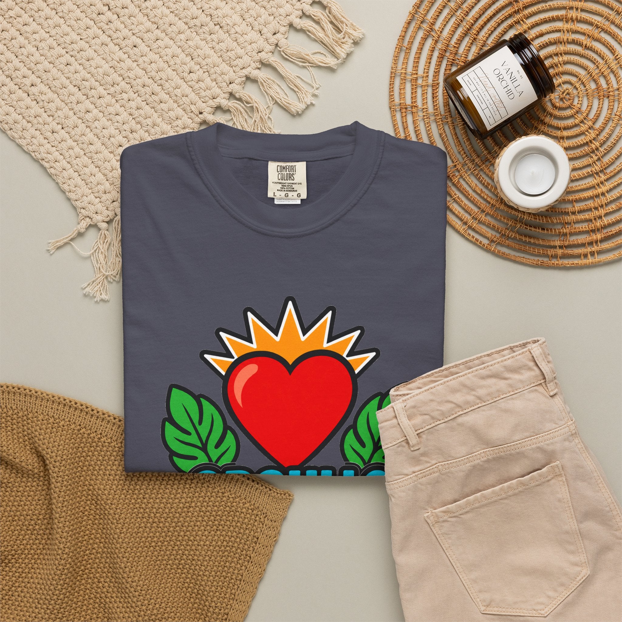 Orgullo Latino Heritage Heavyweight Tee ❤️🌿