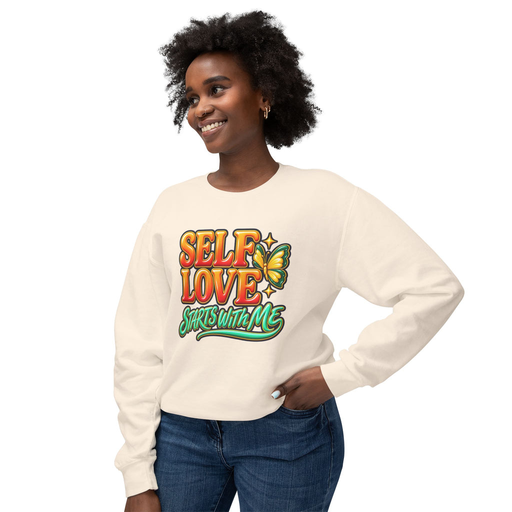 Self Love Starts With Me Crewneck Sweatshirt