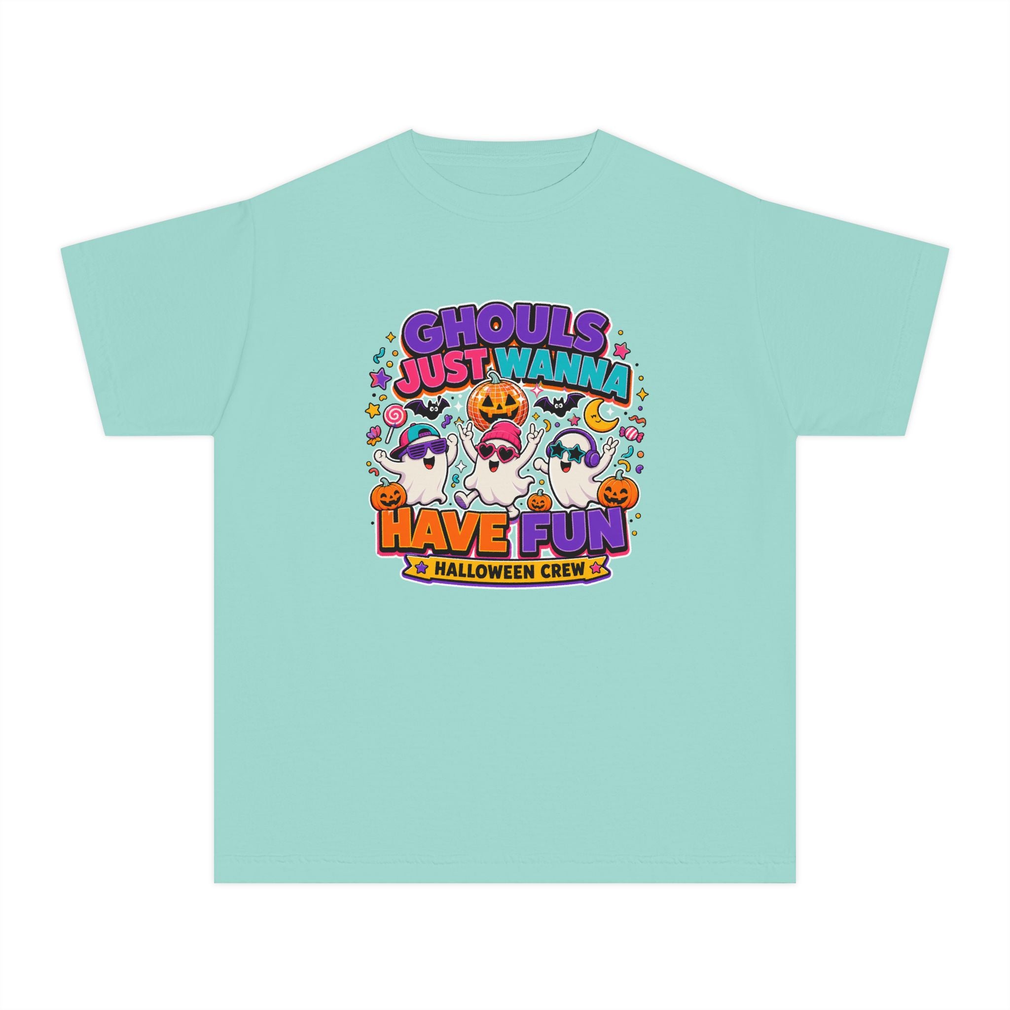 Ghouls Just Wanna Have Fun Youth Halloween Tee 🎃👻