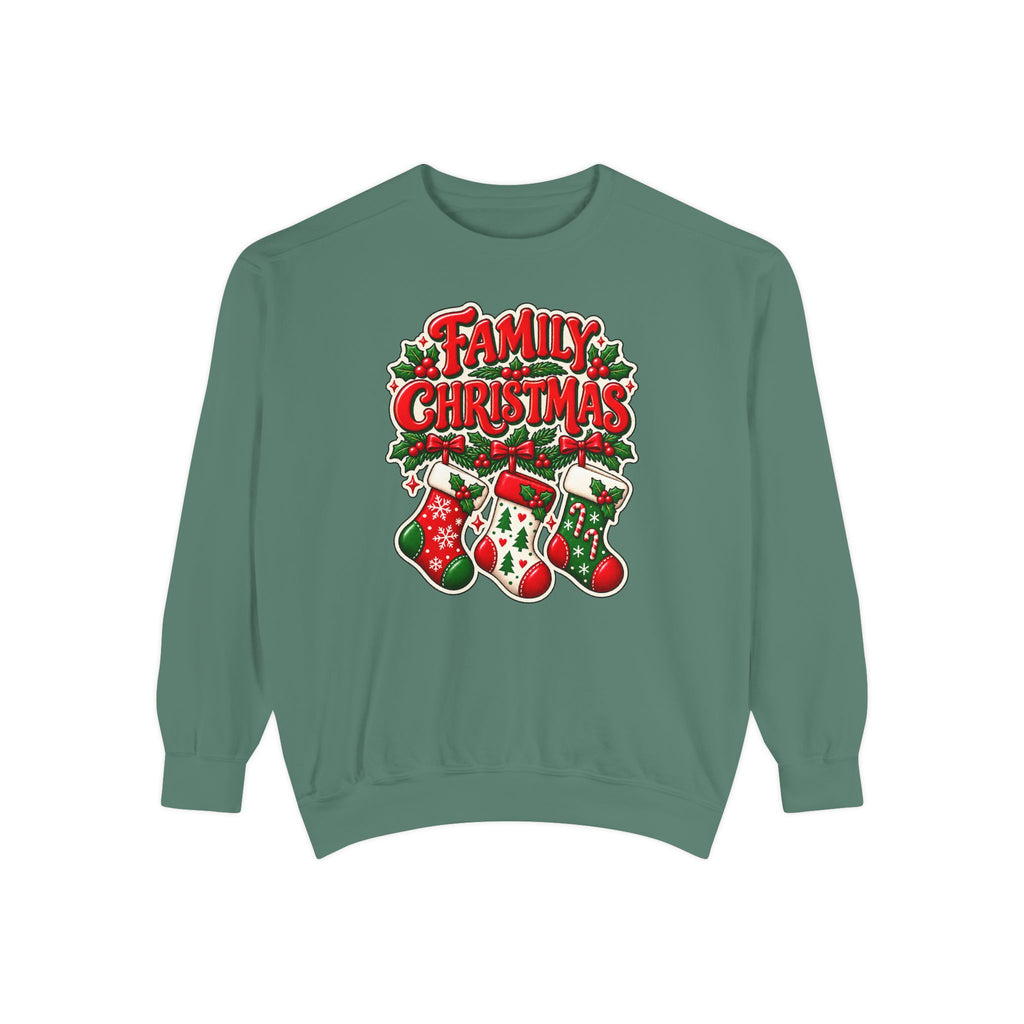 Family Christmas Stocking Holiday Sweatshirt