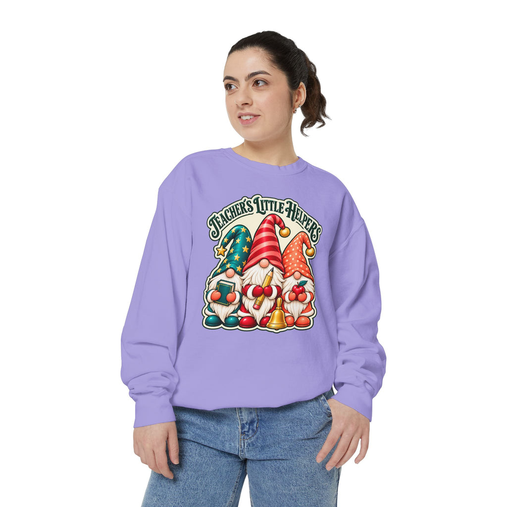 Teachers Little Helpers Gnome Christmas Sweatshirt