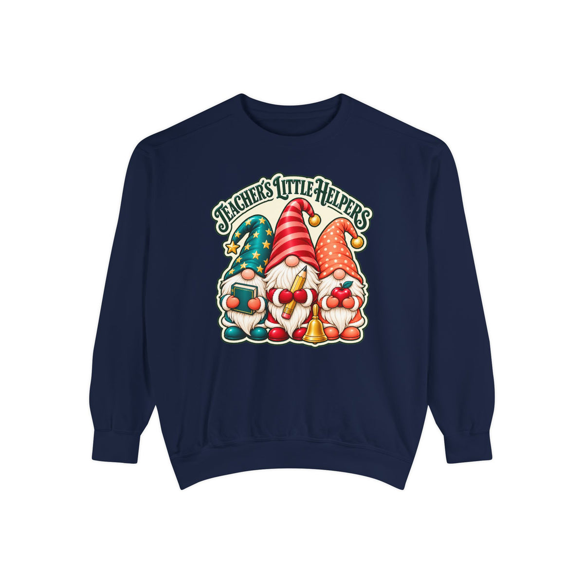 Teachers Little Helpers Gnome Christmas Sweatshirt
