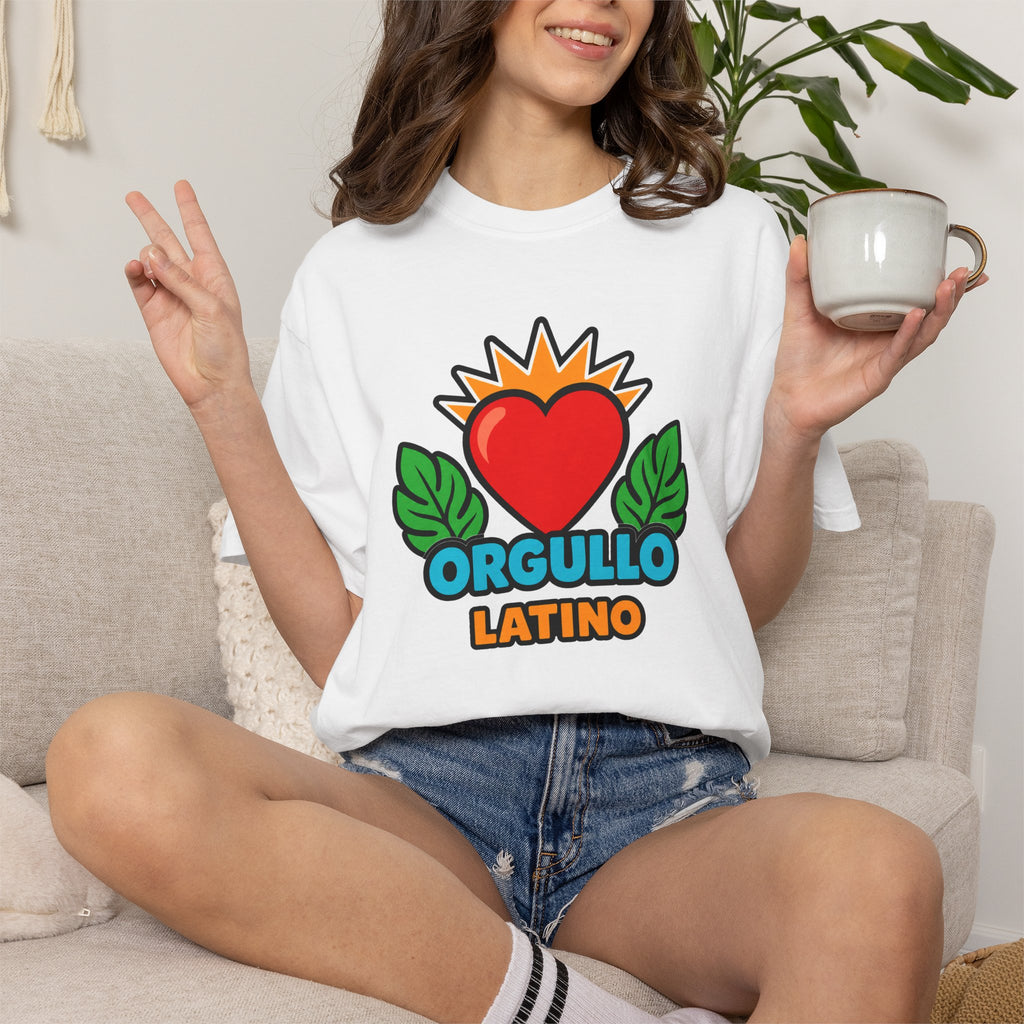 Orgullo Latino Heritage Heavyweight Tee ❤️🌿