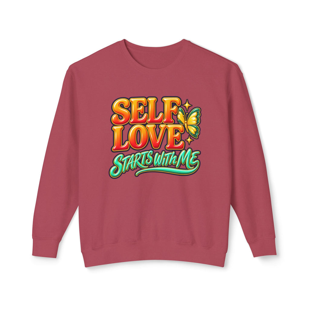 Self Love Starts With Me Crewneck Sweatshirt