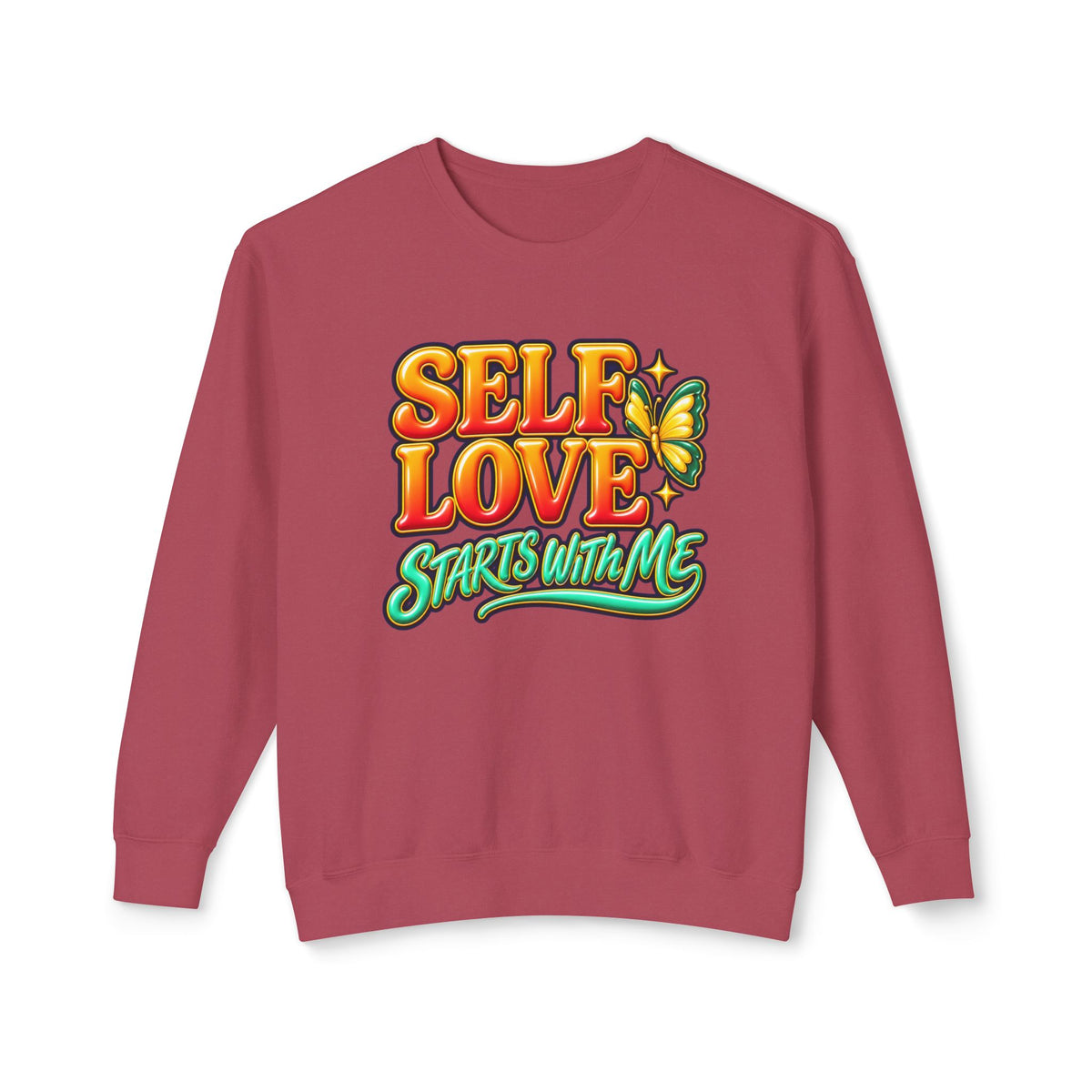 Self Love Starts With Me Crewneck Sweatshirt