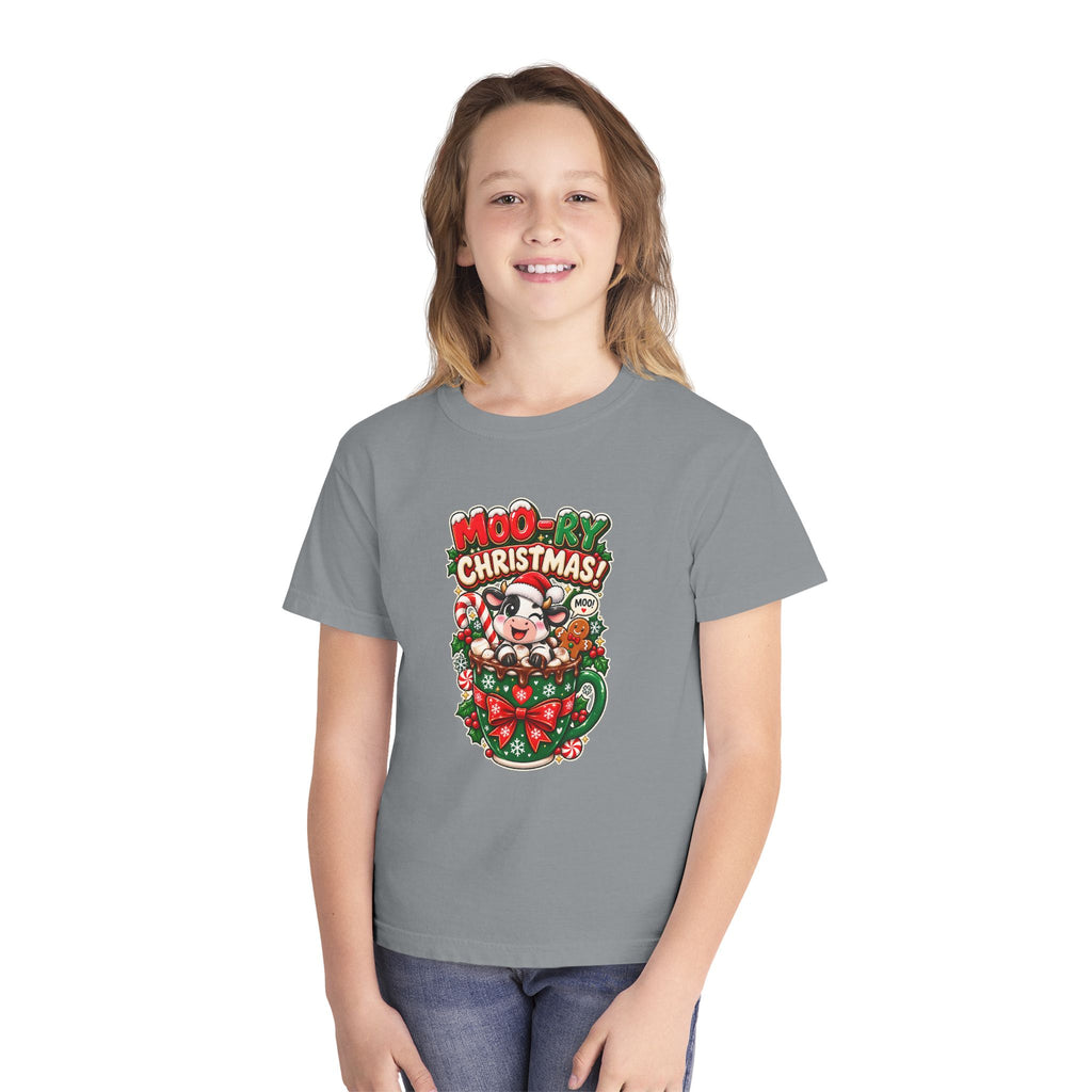 MOO-RY Christmas Youth Tee