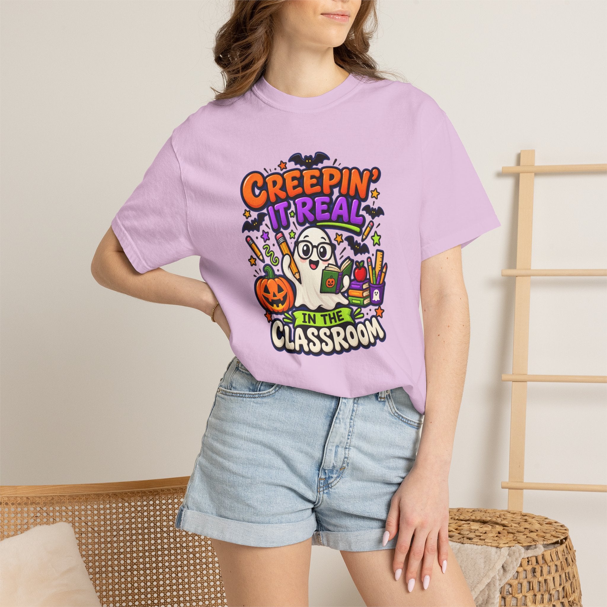 Creepin' It Real in the Classroom Halloween T-Shirt