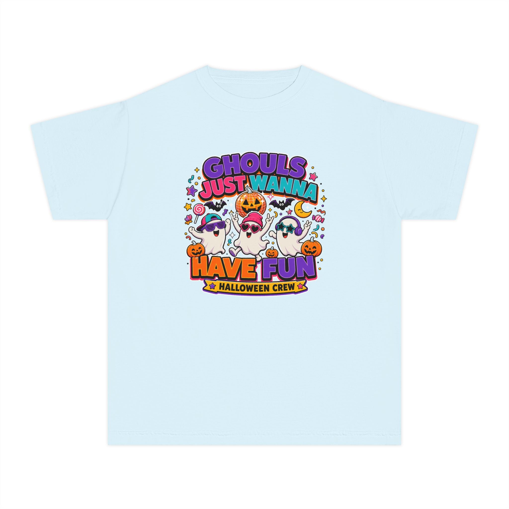 Ghouls Just Wanna Have Fun Youth Halloween Tee 🎃👻